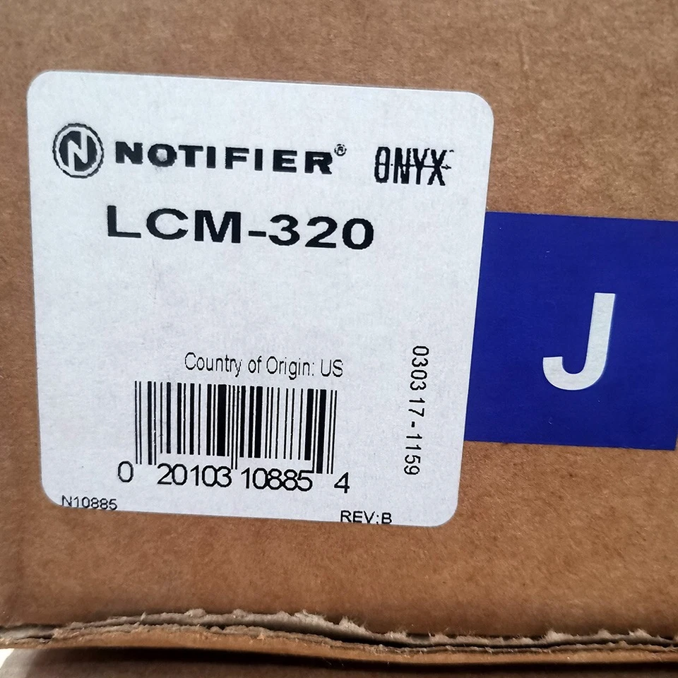NIB! NOTIFIER LCM-320 LOOP CARD US-Made LCM 320 DHL/FedEx FREE FAST SHIPPING