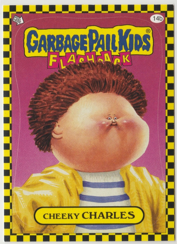 Cheeky Charles 14b Garbage Pail Kids GPK 2010 Flashback Series 1 FB1 Trading Card