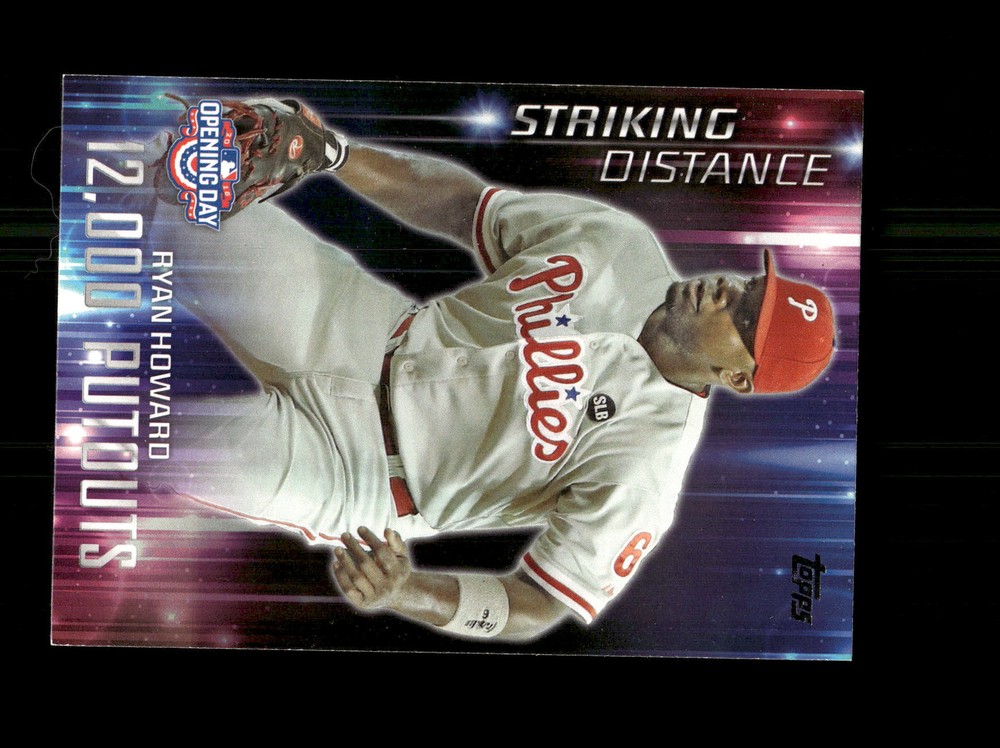 Philadelphia Phillies Ryan Howard #SD-12 Topps Baseball Near Mint or Better top