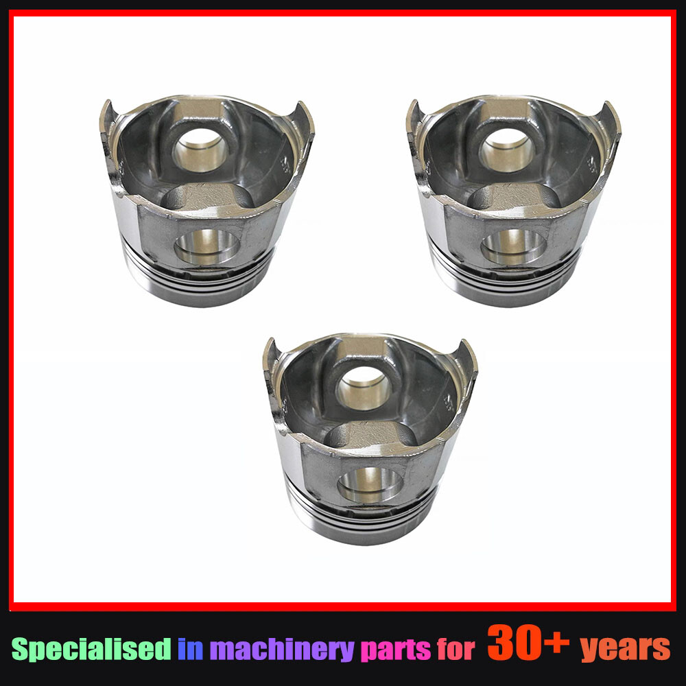 Yanmar 3D84-1 3T84 Piston Kit with Rings for Takeuchi TB25 (Fast Shipping)