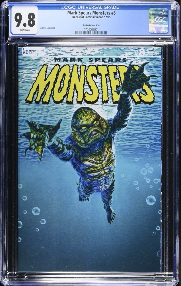 Mark Spears Monsters #8 - CGC 9.8 - Keenspot Entertainment 2025 Cover A20