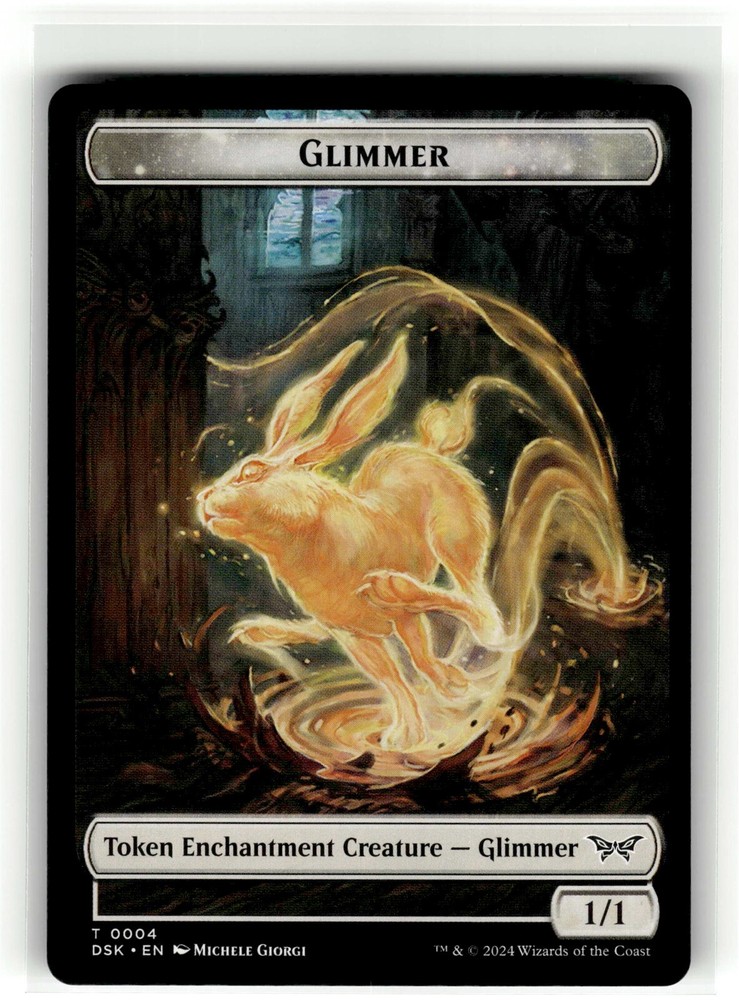 GLIMMER TOKEN Duskmourn House of Horror #4 DSK(NM+)(MTG)