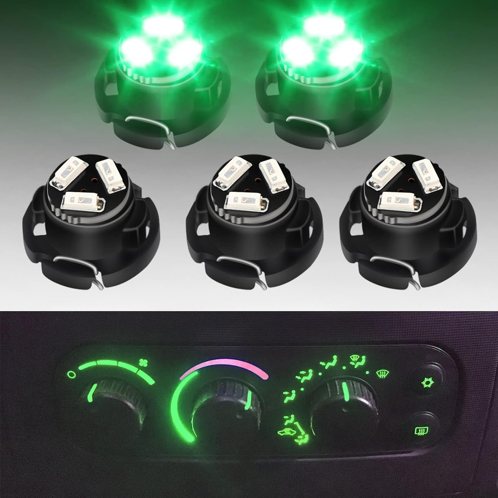 LED Lights Bulbs Kit For AC Climate Heater Control Custom Fit For Dodge Models ✅