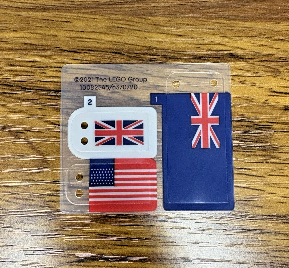 Lego 6370720 Plastic Flag Sheet for Titanic Set 10294 - Brand New