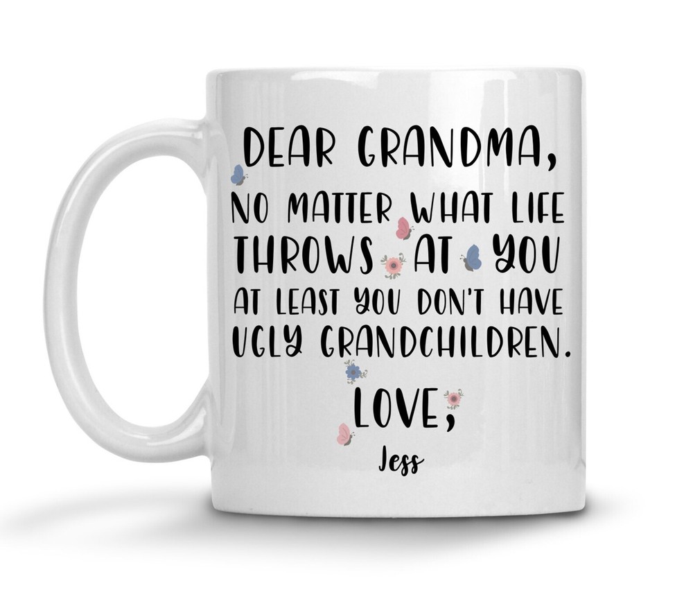 Funny Personalized Grandma Coffee Mug – Perfect Gift From Grandkids