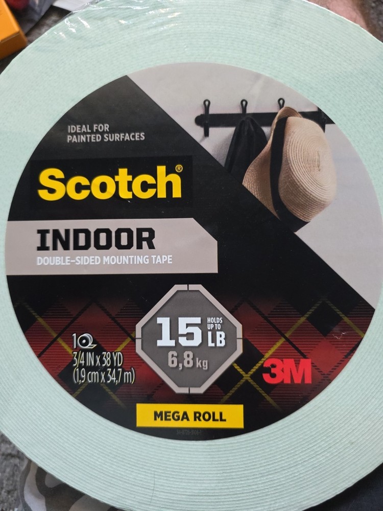 Scotch(R) Double-Sided Foam Mounting Tape-.75