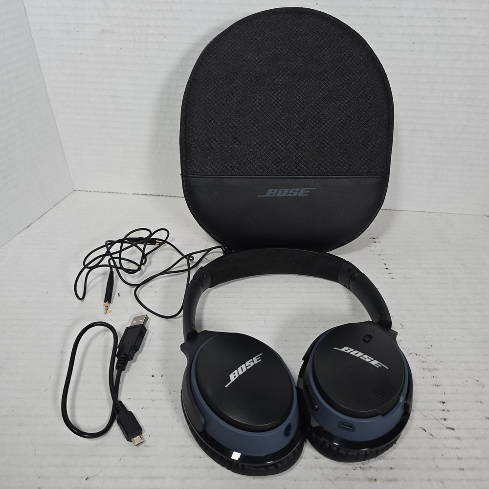 Bose SoundLink AE2 Bluetooth Headphones Black Tested Good Condition
