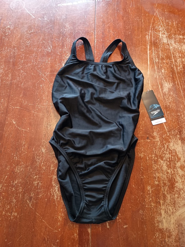 Speedo ProLT Women's Super Pro Black Competitive One Piece Swimsuit Size 8/34
