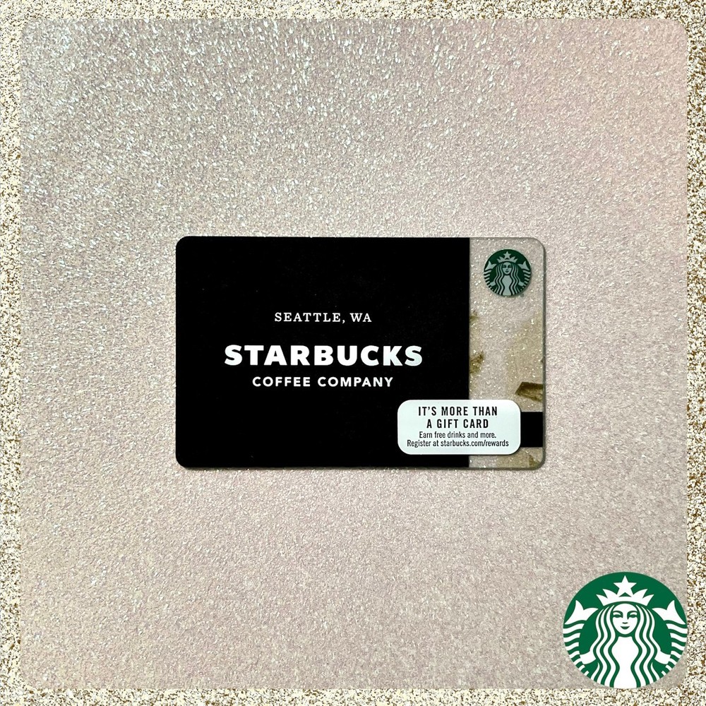 ☕ 2017 Starbucks Logo Dark Bronze Gift Card Plastic w/ Mag Strip $0