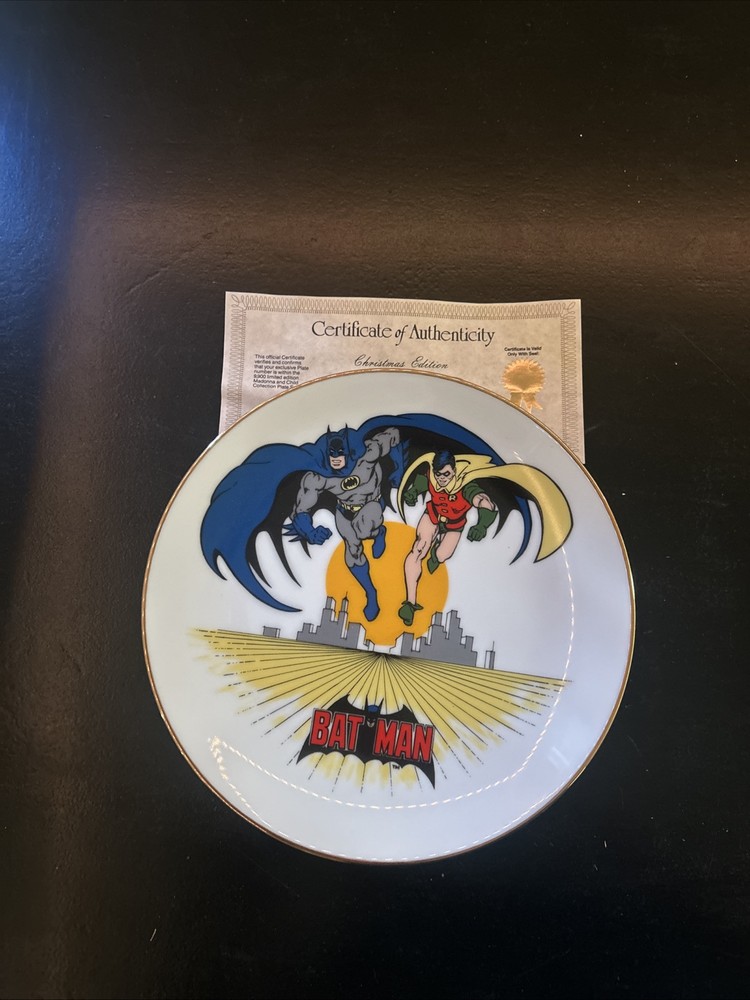 Batman and Robin Collectible Plate by Bradford Exchange