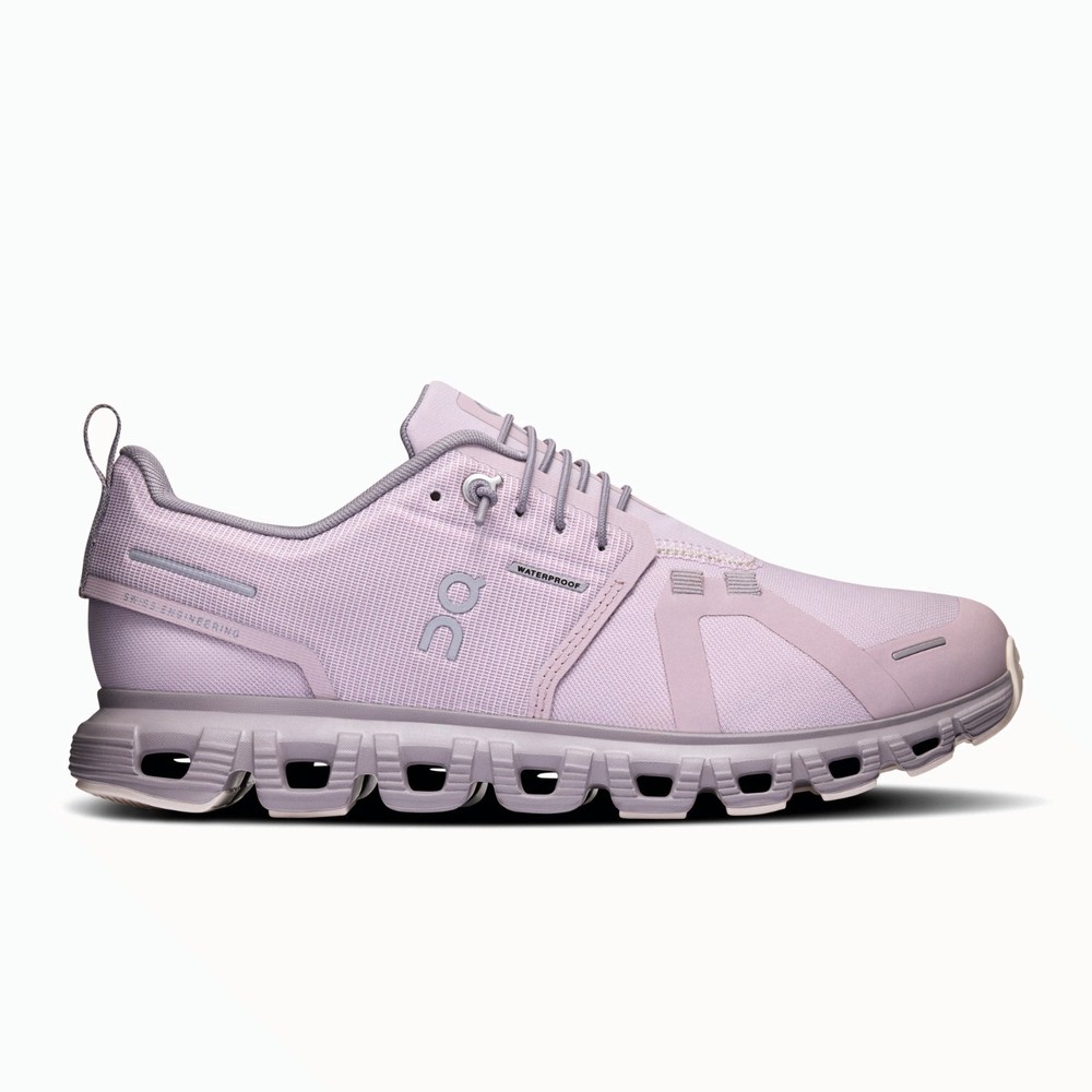 FLASH SALE- On-Cloud 6 Waterproof Women's Mauve/Zinc Running Shoes AUTHENTIC-image