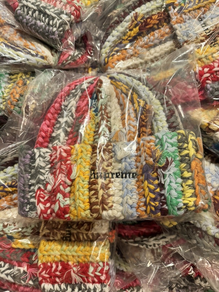 Supreme Hand Tied Beanie Multicolor Sealed Brand New