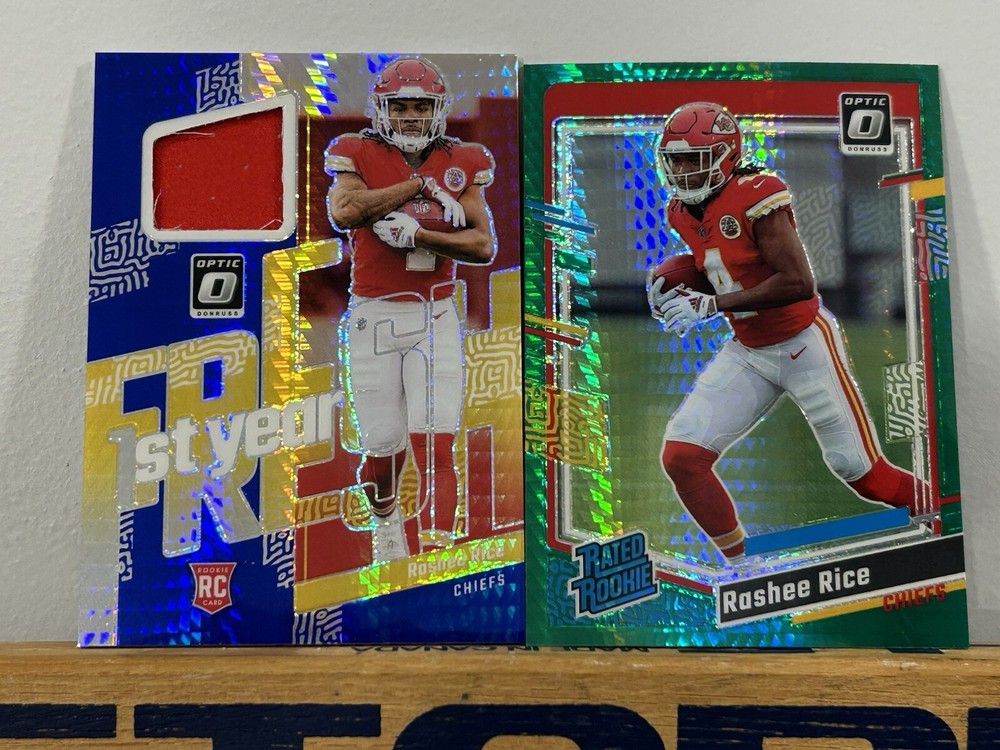 2023 Panini Donruss Optic Rashee Rice First Year Fresh Patch RC #FYF-RR + BONUS