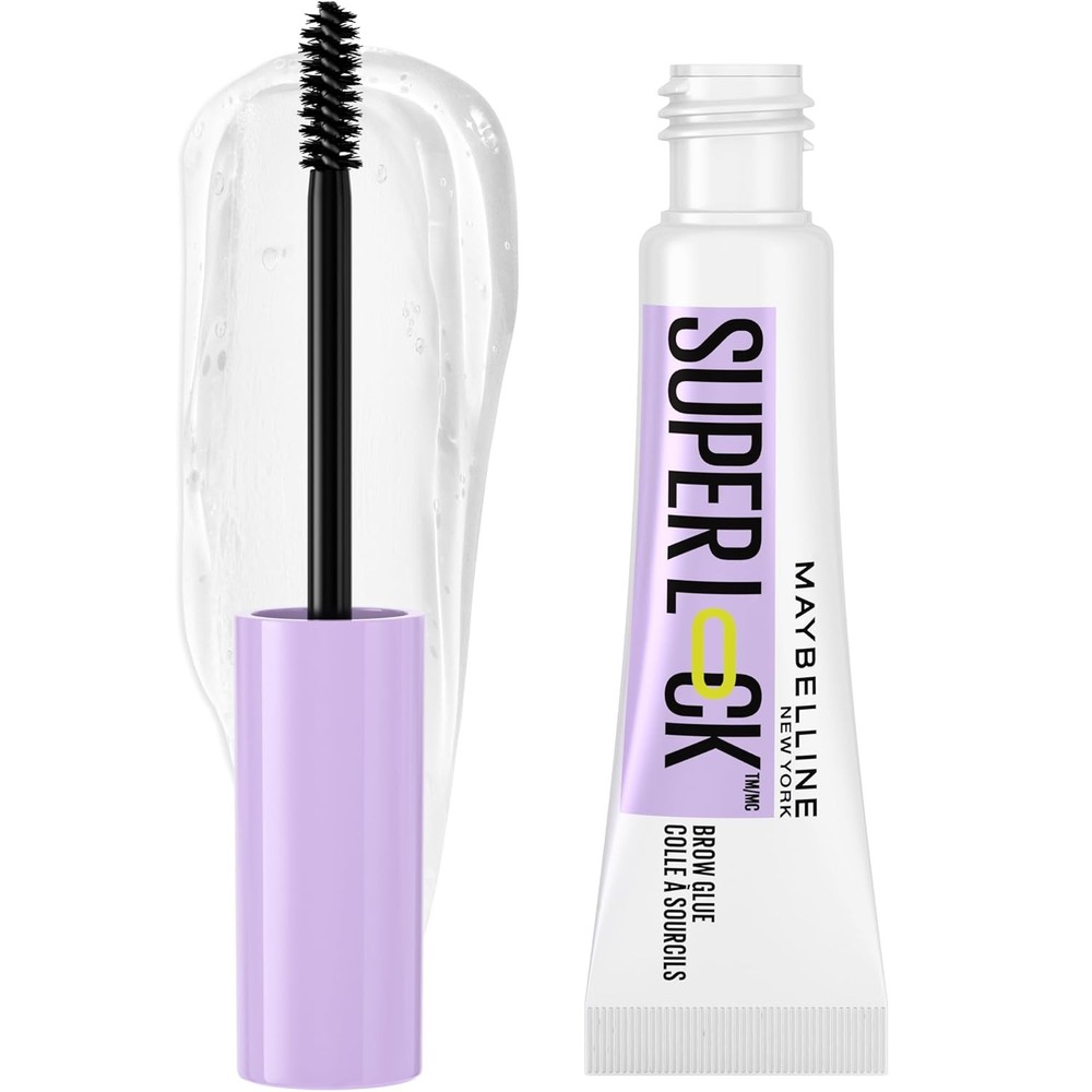 Maybelline Super Lock Brow Glue Gel Lightweight Clear Eyebrow Hold