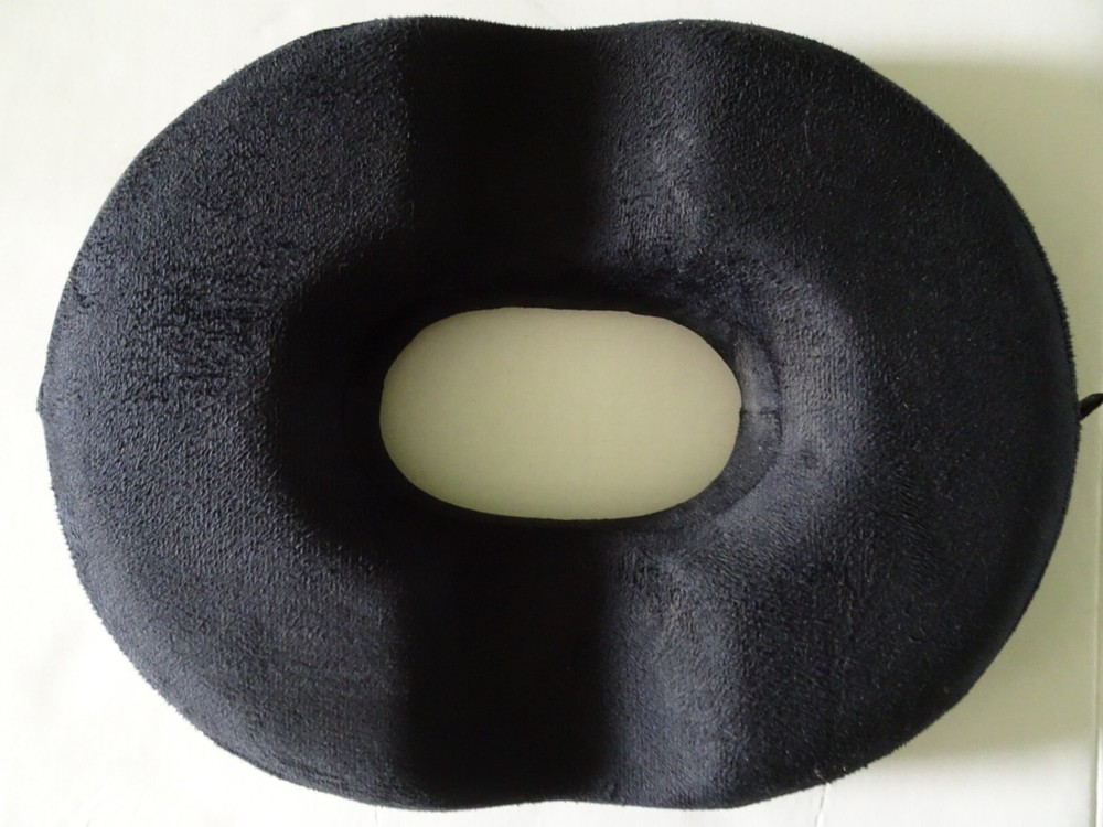 Donut Pillow Seat Cushion Orthopedic Design Tailbone & Coccyx Memory Foam -Kieba