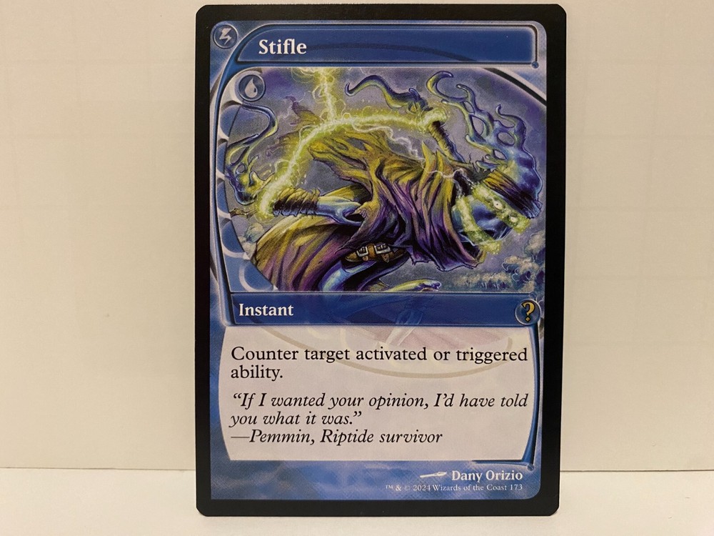 1x NM Stifle (Future Sight) Mystery Booster 2 MTG