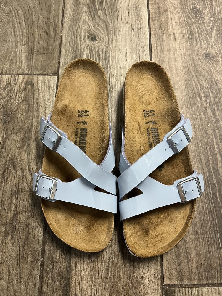 Birkenstock Yao Washed Metallic Aqua EUR 41