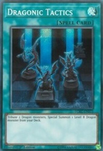 Dragonic Tactics LCKC-EN073 Secret Rare 1st Ed x3 NM