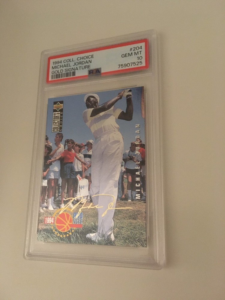 1994 UD Collector's Choice Michael Jordan Gold Signature PSA 10 Gem Mint Pop 20