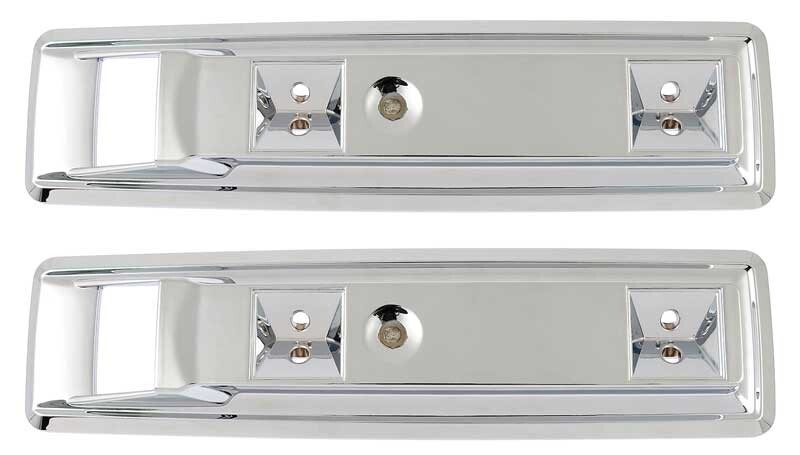 NEW 1966-70 Mopar B-Body Front Arm Rest Bases for 9
