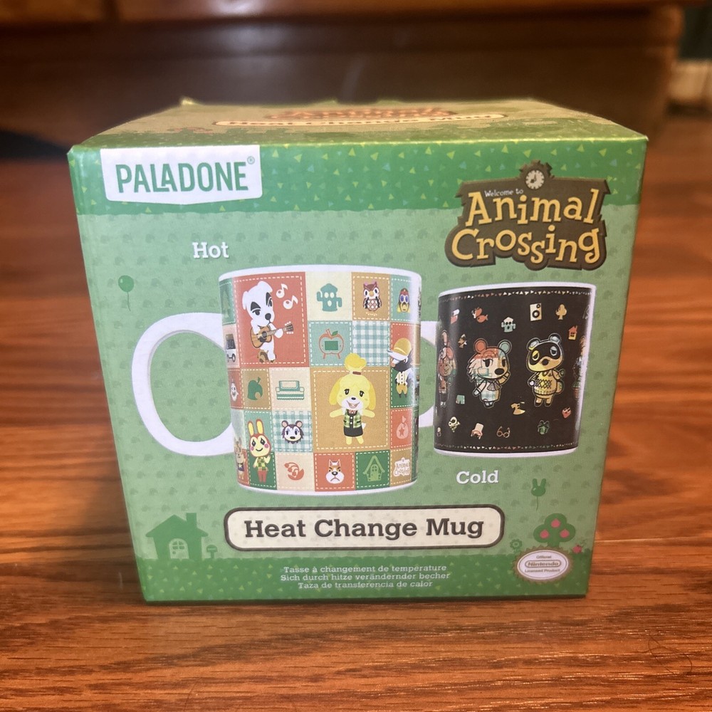 Animal Crossing 10oz. Heat Change Ceramic Mug Multi-Color BRAND NEW