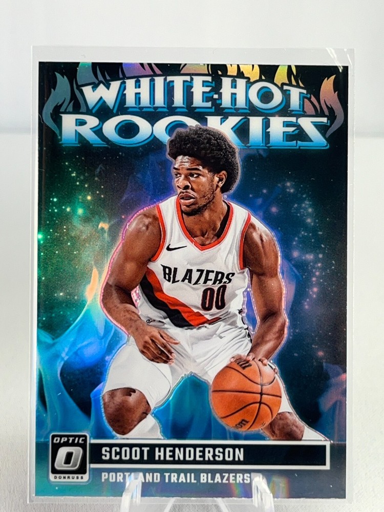 2023-24 Donruss Optic Scoot Henderson White Hot Rookies Prizm
