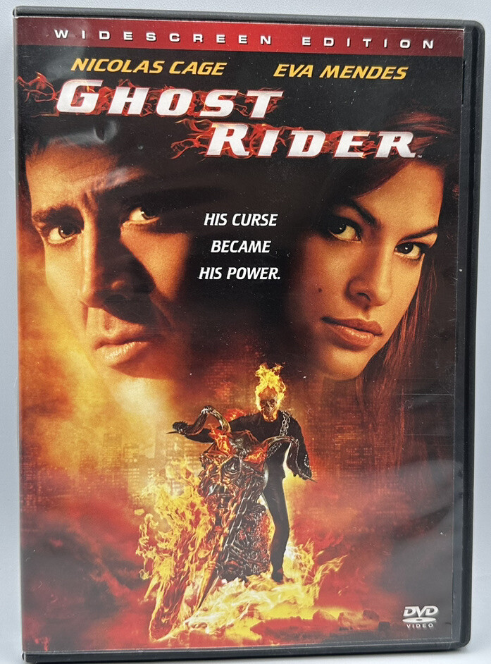 Ghost Rider DVD Widescreen Nicolas Cage & Eva Mendes 2007