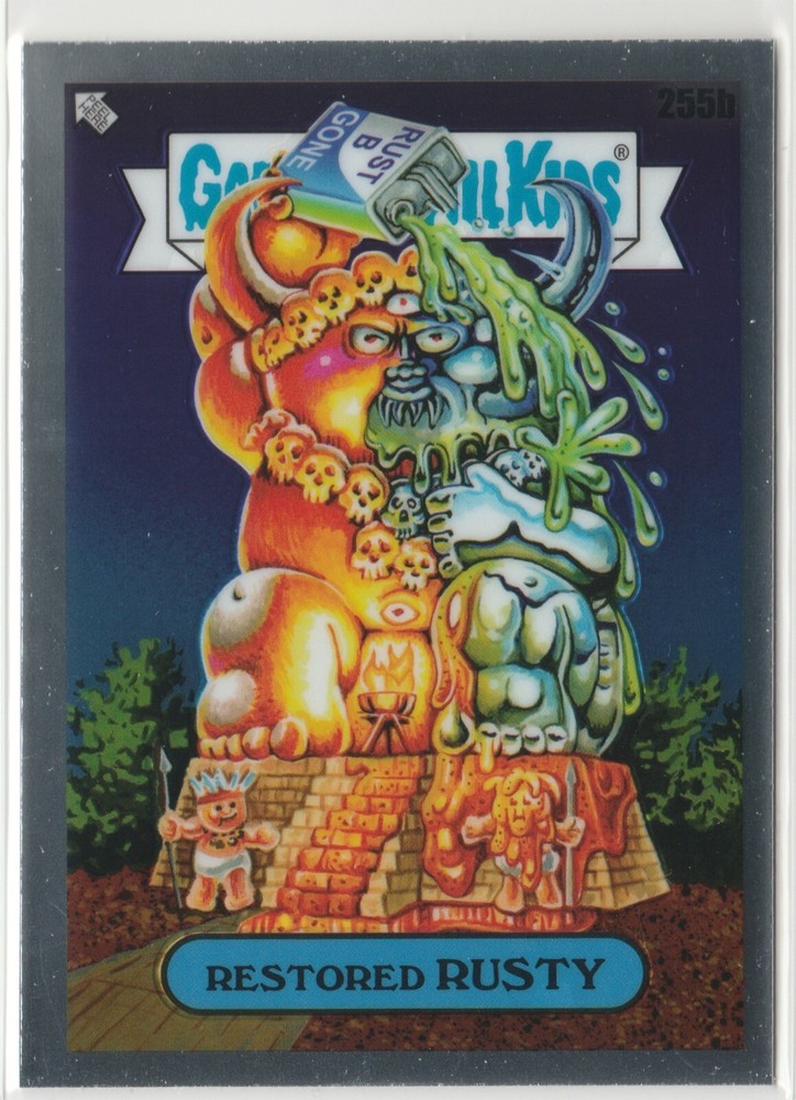 Restored Rusty #255b Garbage Pail Kids 2023 Chrome Series 6 CS6 GPK Card