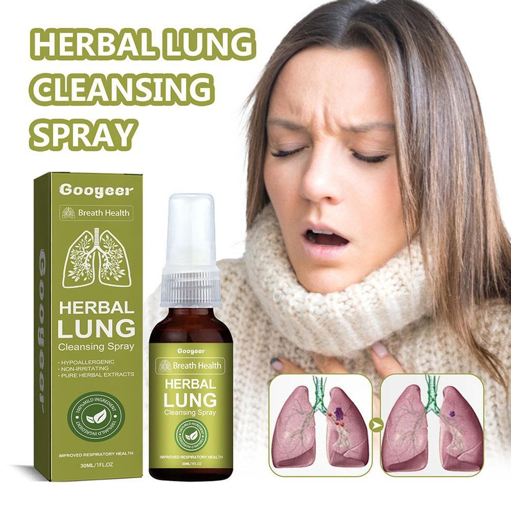 Herbal Lung Cleansing Spray Lung Cleansin Herbal Care Spray E19C