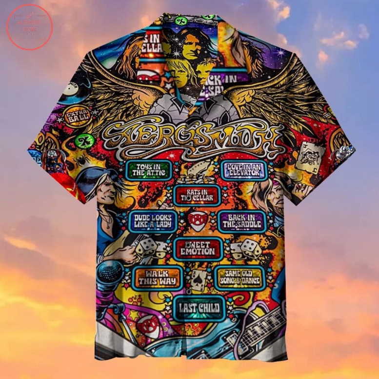 Rock Band Pinball Game 3D All Print Hawaiian Shir