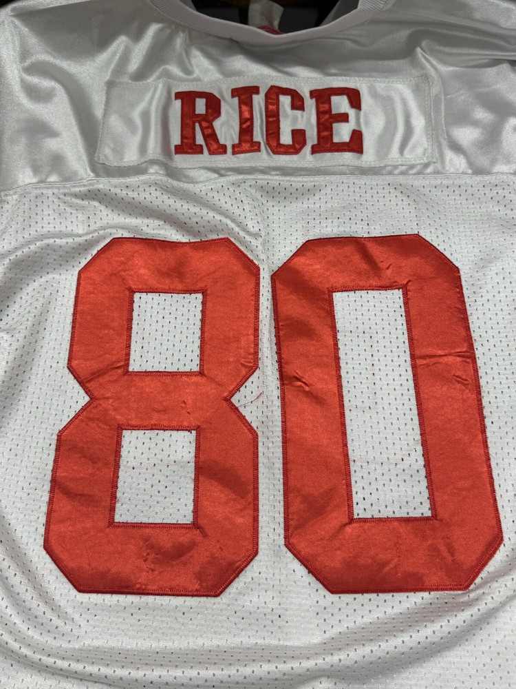 100% AUTHENTIC MITCHELL & NESS 1994 SAN FRANCISCO 49ers JERRY RICE JERSEY 80