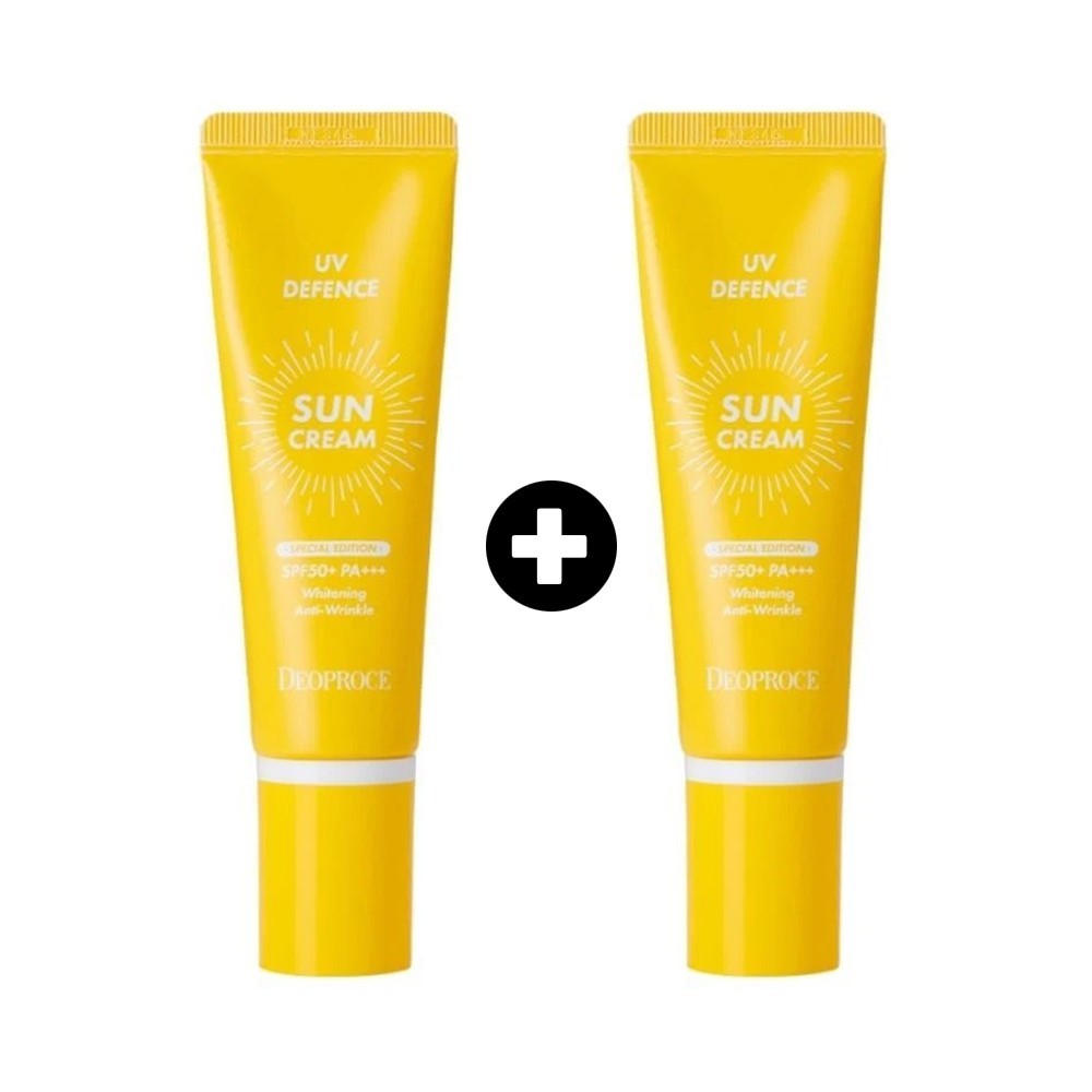 Deoproce UV Defence Sun Cream SPF50+ PA+++ Special Edition 50g x 2ea K-Beauty