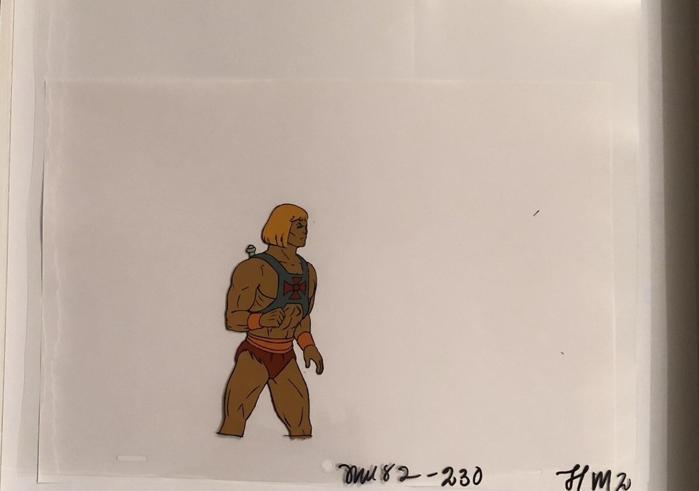 He-Man original vintage Filmation production Cel: He-Man