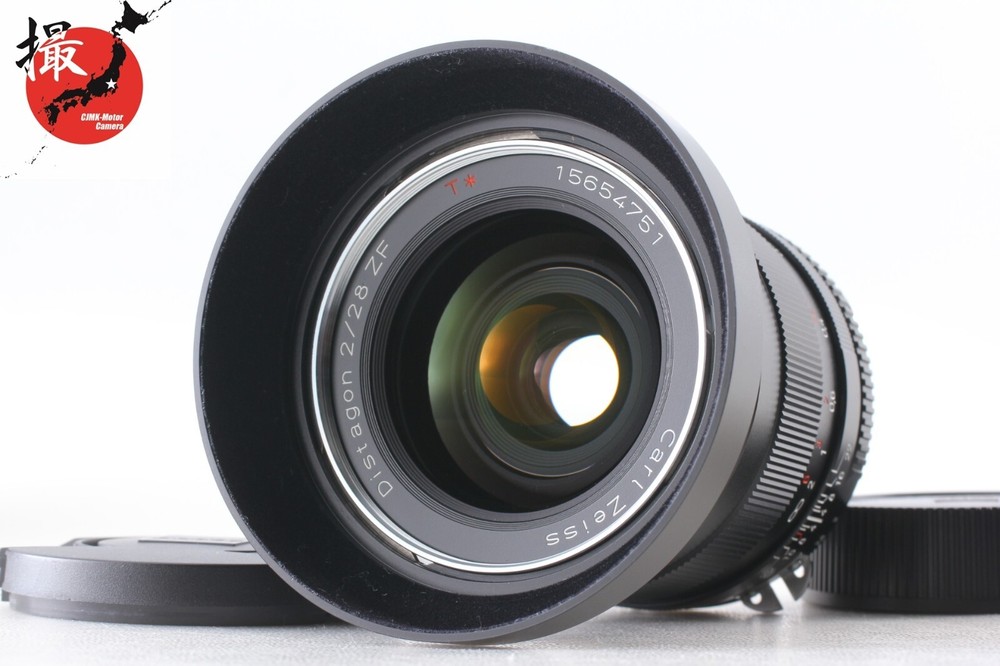 Carl Zeiss Distagon 28mm f2 ZF T* Lens for Nikon F with Hood - Mint Condition - Japan Import