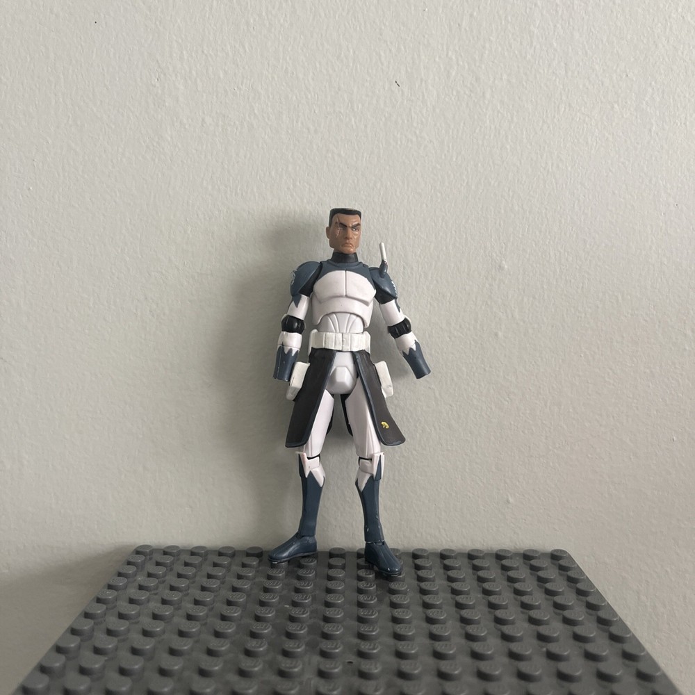 Star Wars The Clone Wars Clone Commander Wolffe 3.75 Figure CW48 Loose