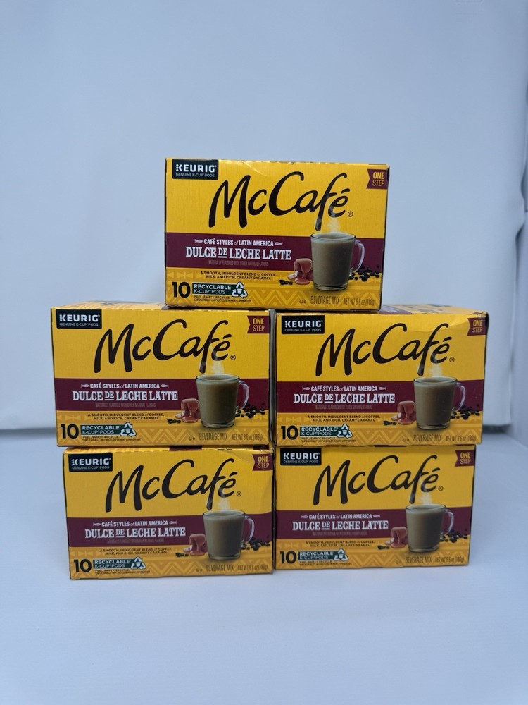 McCafe, Dulce de Leche One Step Latte Medium Roast K-Cup Coffee Pods, 50 Count✅