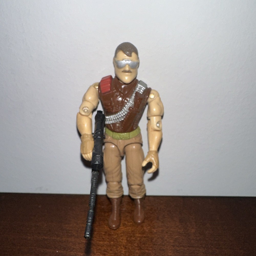 HASBRO 1988 GI JOE Sgt SLAUGHTER C8.5+ ACTION FIGURE