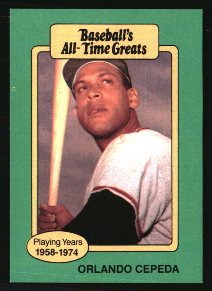 Orlando Cepeda 1987 Hygrade All-Time Greats #NNO BASEBALL Card
