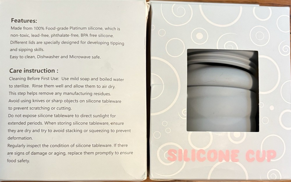 Toddler Sippy Cup With optional Straw lid. bPA free Machine Safe 2 Pack