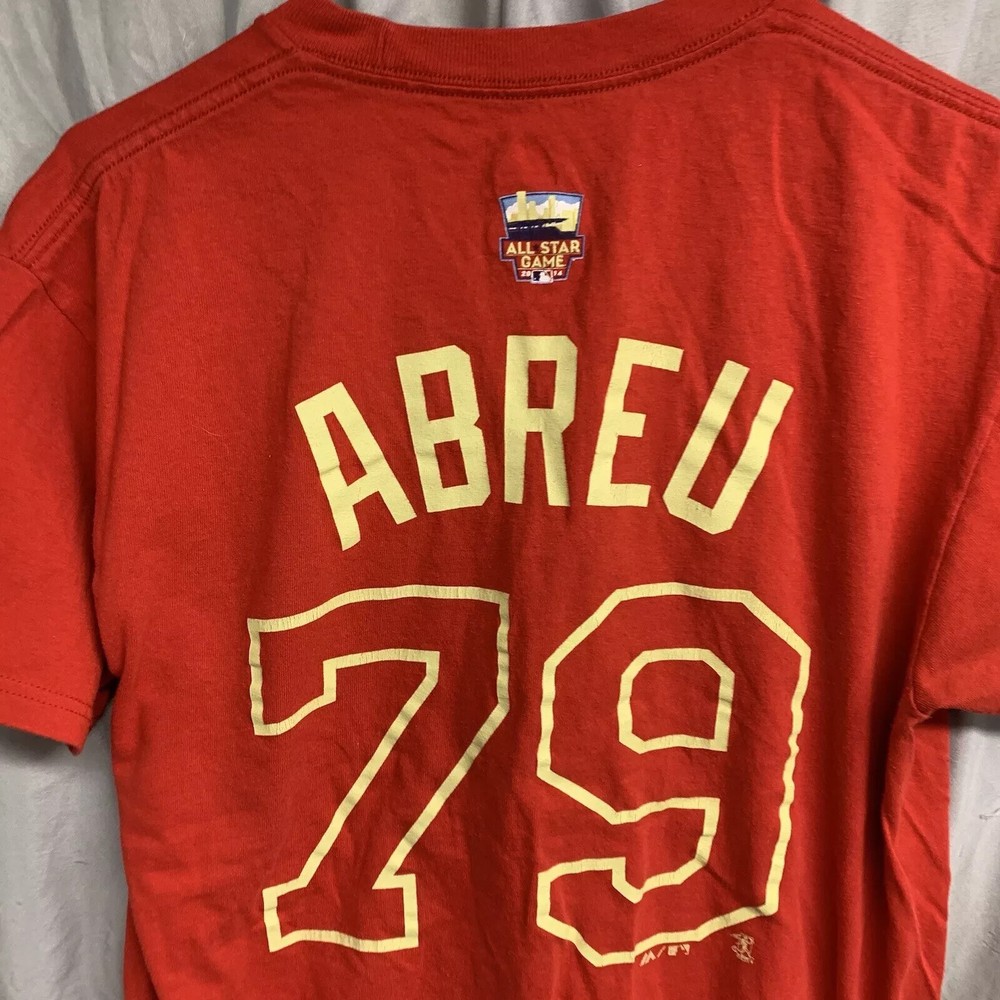 All Star Game Shirt Adult Medium Red Short Sleeve Jose Abreu #79 2014 Men’s
