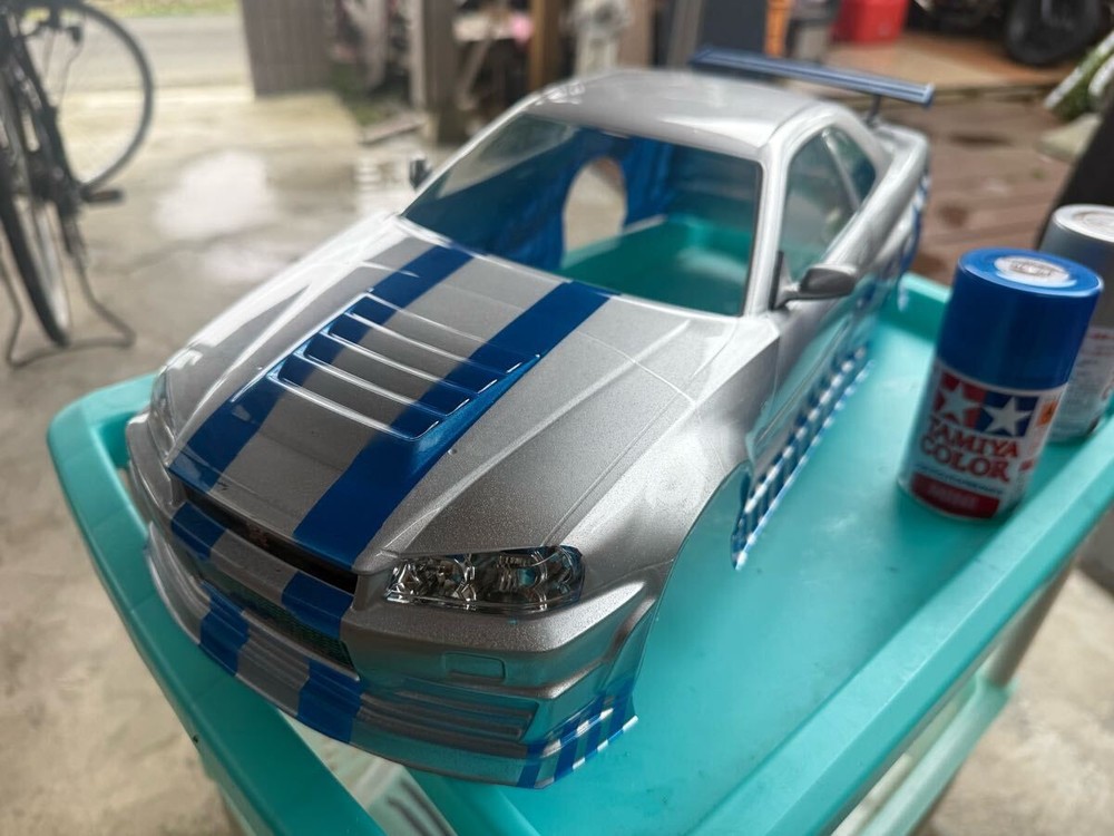 Tamiya Brian spec 34GTR body RC Radio Control Bodt Only