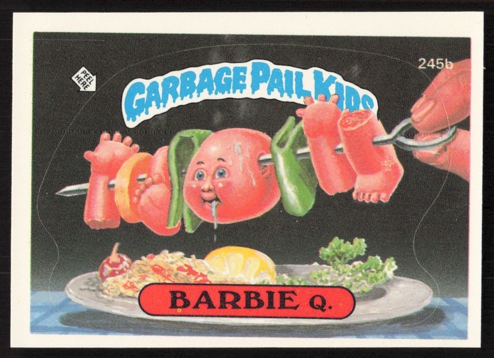 1986 Garbage Pail Kids Topps Sticker Trading Cards Series  