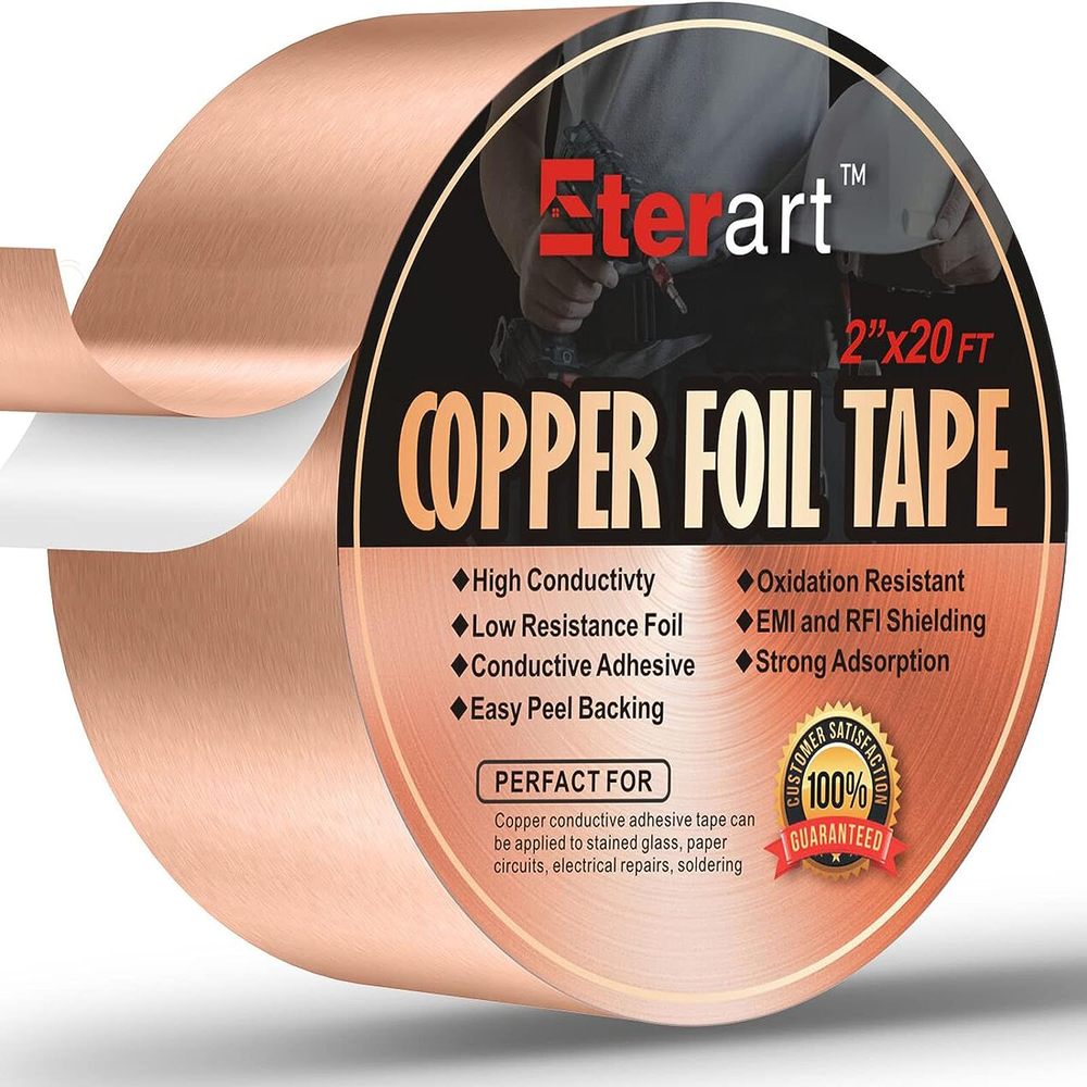 Copper Foil Tape with Conductive Adhesive for Guitar,Emi Shielding,Electrical Re