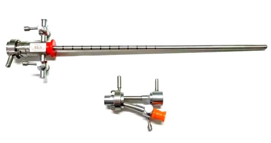 2pc Single Channel Laparoscopic Cystoscopy Sheath Set 15.5FR
