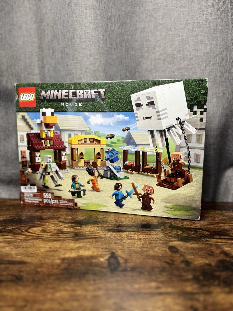 LEGO Minecraft Ghast Balloon Village Attack Building Set 21273