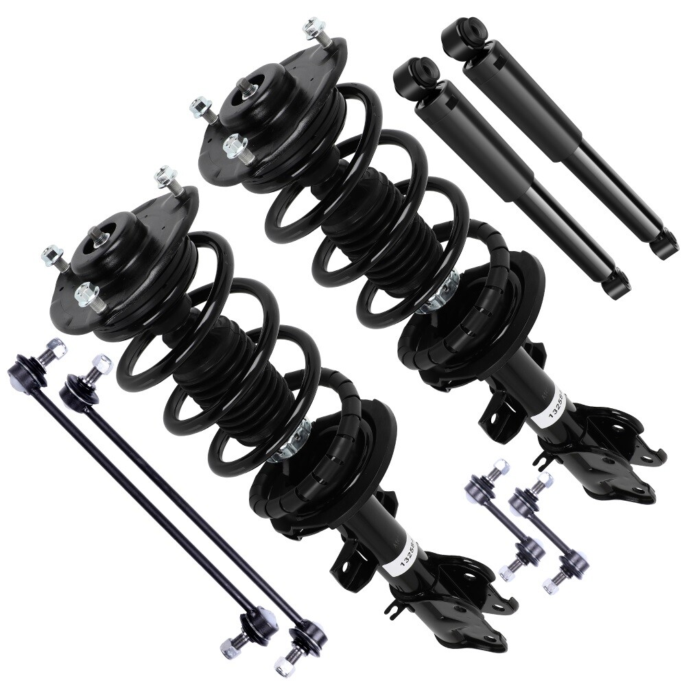 Front Struts Rear Shock Absorbers Sway Bars Kit For 2011 2012 2013 Kia Sorento