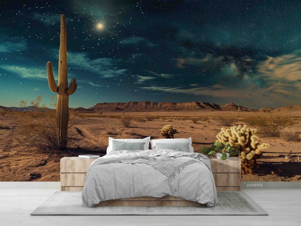 3D Starry Sky Night Scene Wall Murals Wallpaper Murals Wall Sticker