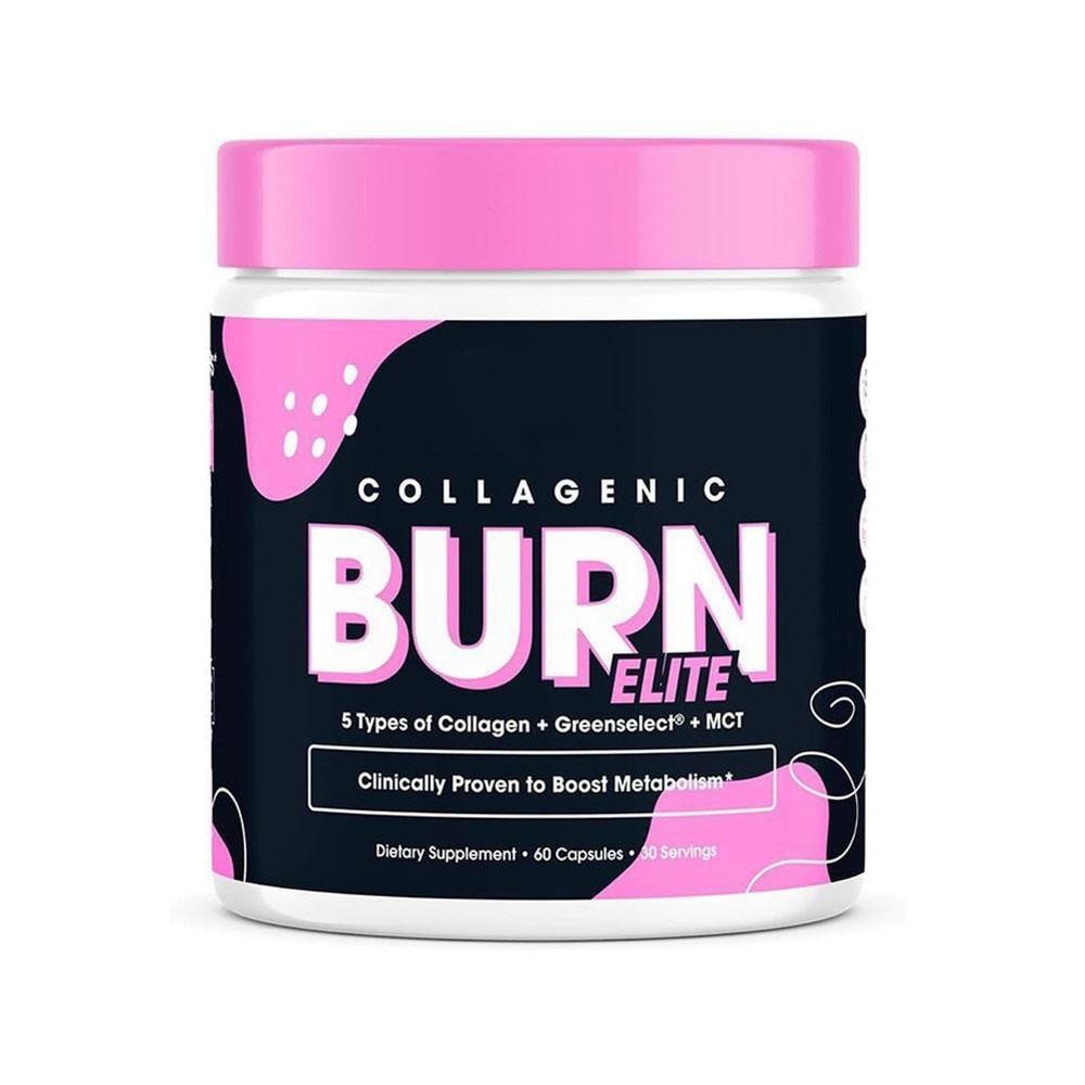 60Caps Collagenic Burn Elite, Collagen Peptides Infused Thermogenic Fat Burner