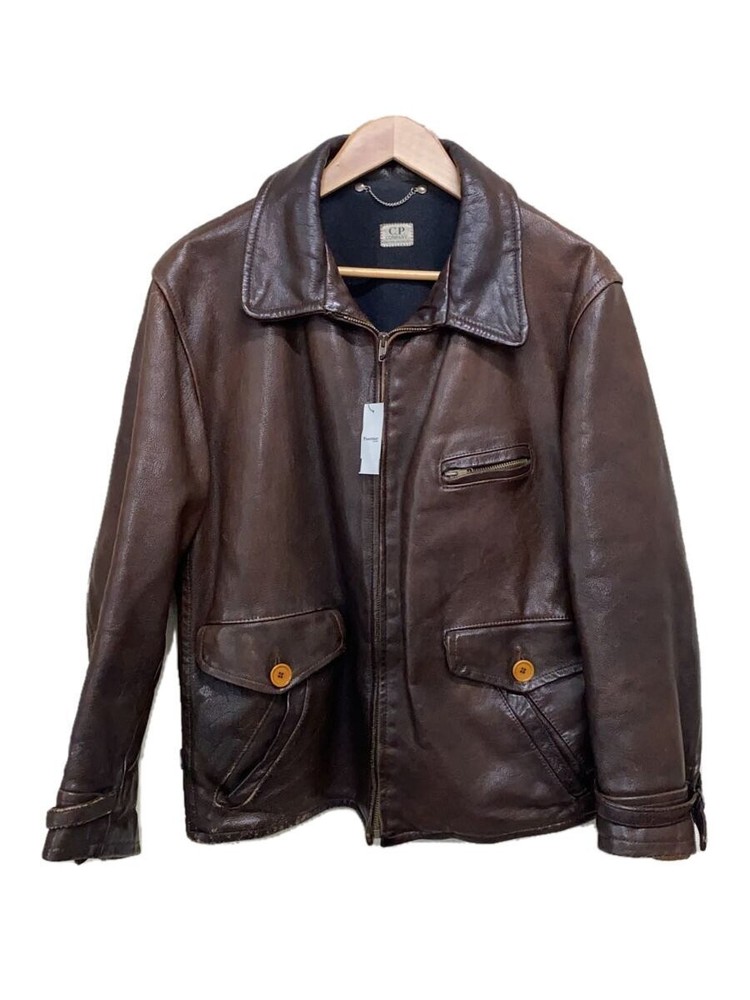 C.P.Company Osti Period/All Leather/Leather Jacket Blouson/-/Leather/Brw/Os 337