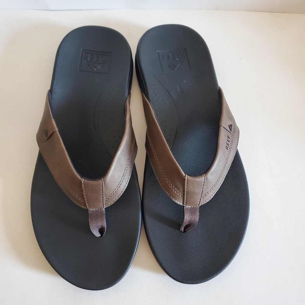 Reef Cushion Spring Flip Flop Brown Sandals Men's Size 12